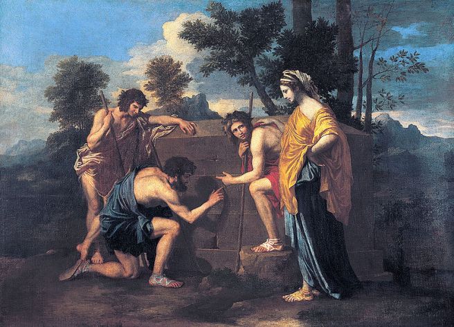 Nicolas Poussin, Et in Arcadia ego, 1637-38
