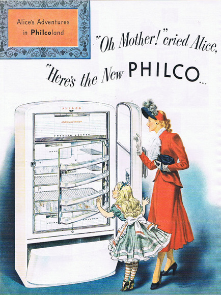 vintage refrigerator ad